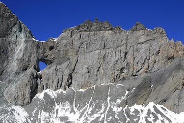 Martinsloch, Glarner Hauptüberschiebung, UNESCO Welterbe, Glarus, Schweiz