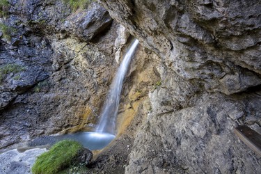 Wasserfall Burgfälle, Gsteig, Bern, Schweiz