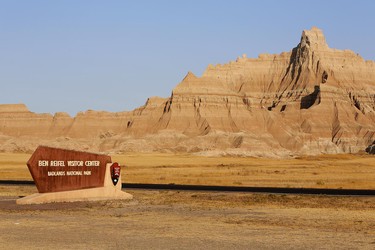Ben Reifel Besucherzentrum, Badlands National Park, South Dakota, USA